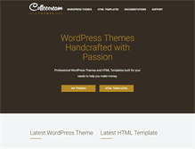 Tablet Screenshot of coffeecreamthemes.com